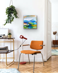 Wishing On A Star <br>60.9x60.9x3.8 cm<br>24”x24"x1.5"