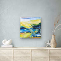 Green Fields <br>46x46x2 cm<br>18.1”x18.1”x0.8”
