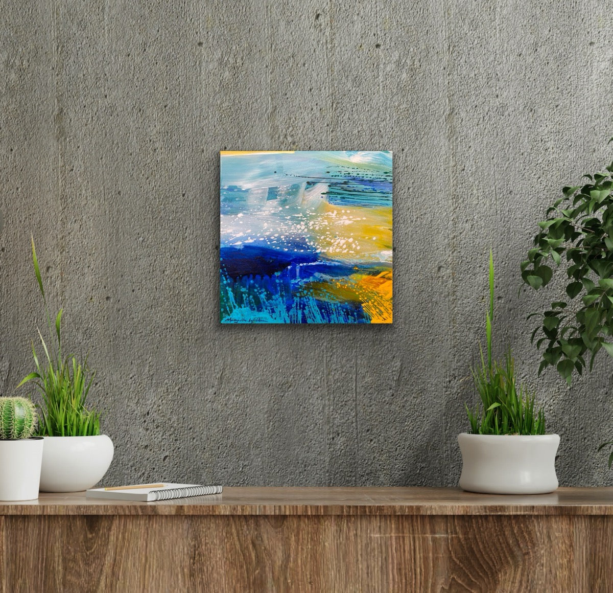 Invisible Mermaids <br>30.5x30.5x2 cm<br>12”x12"x1"