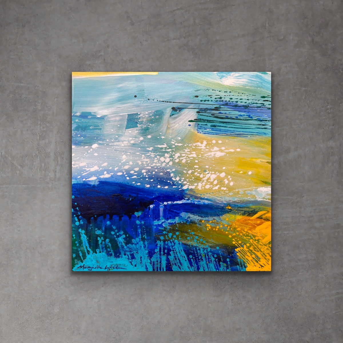 Invisible Mermaids <br>30.5x30.5x2 cm<br>12”x12"x1"