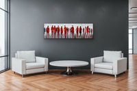 Comings And Goings <br>44.5x152.5x3 cm<br>17.5”x60”x1.2"