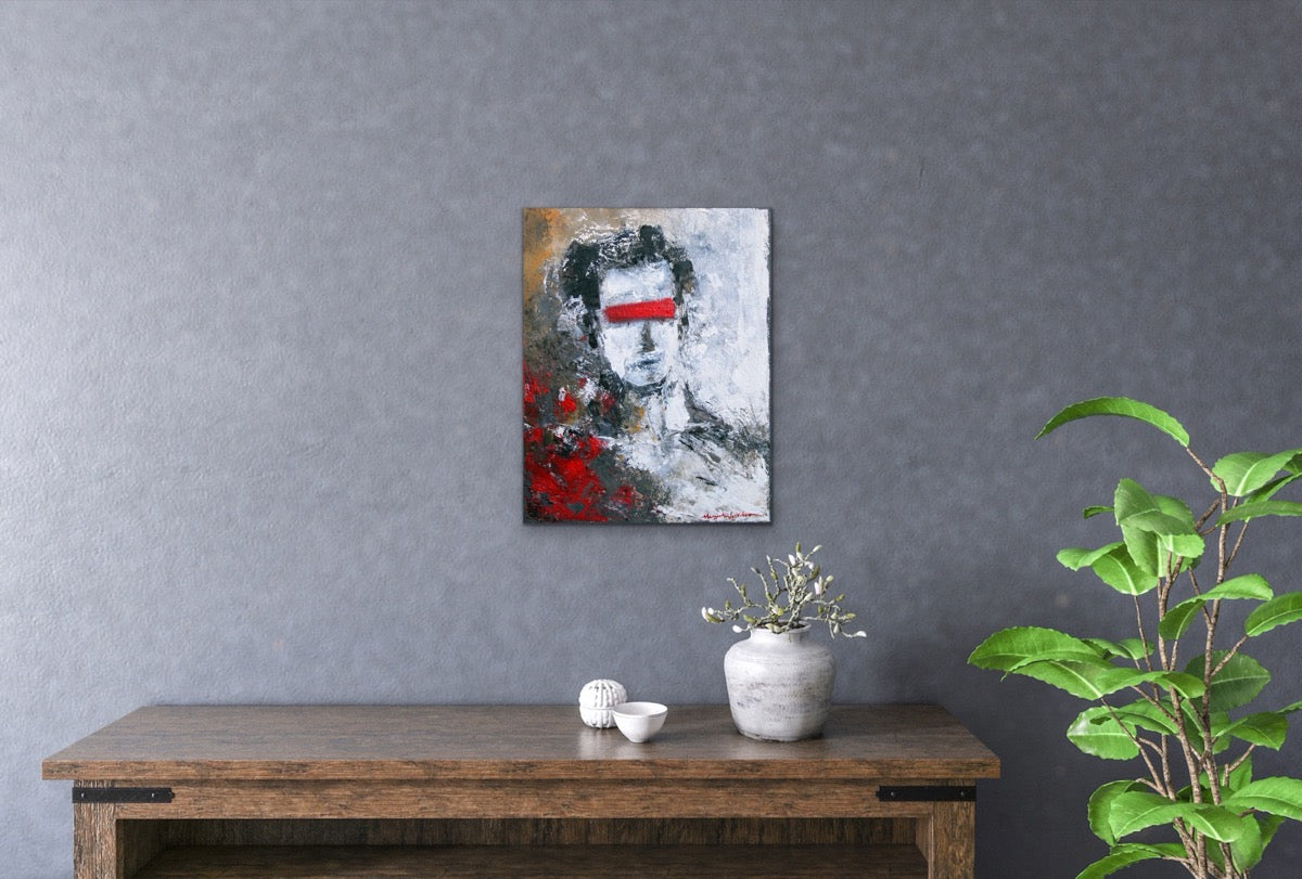 L’ écrivain <br>50.8x40.6x1.9 cm<br>20”x16”x0.75”
