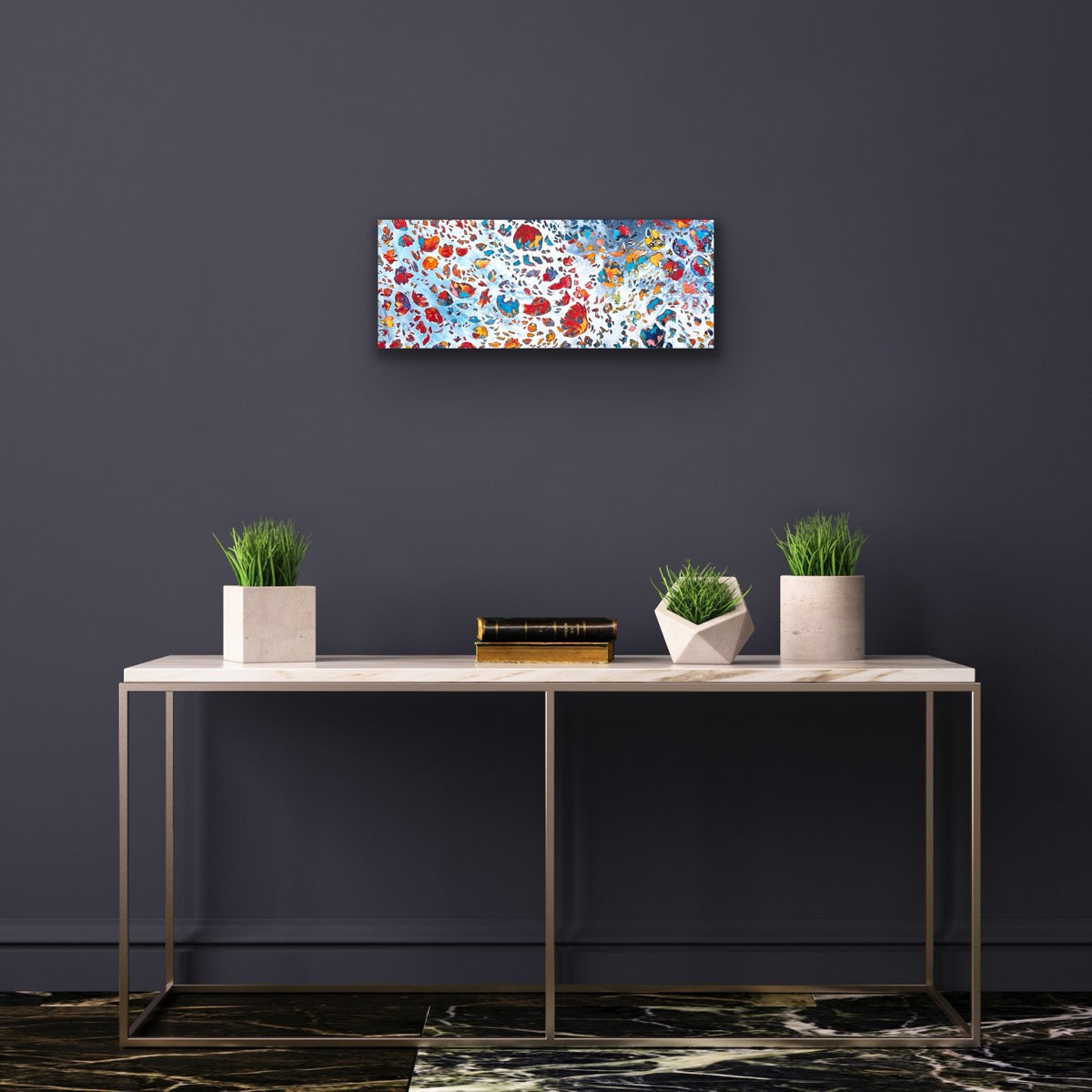 Carried By The Wind <br>23x61x2.5 cm<br>9”x24”x1”