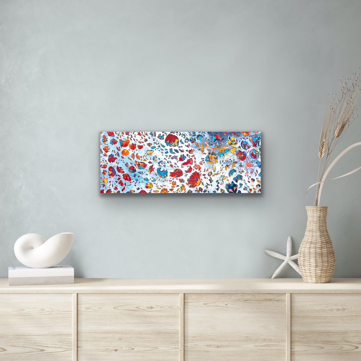 Carried By The Wind <br>23x61x2.5 cm<br>9”x24”x1”