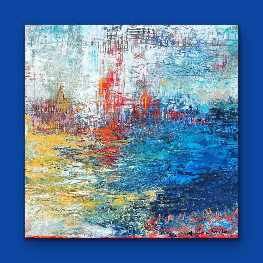 Revealing The Past <br>40x40x3 cm<br>15.7”x15.7”x1.2”