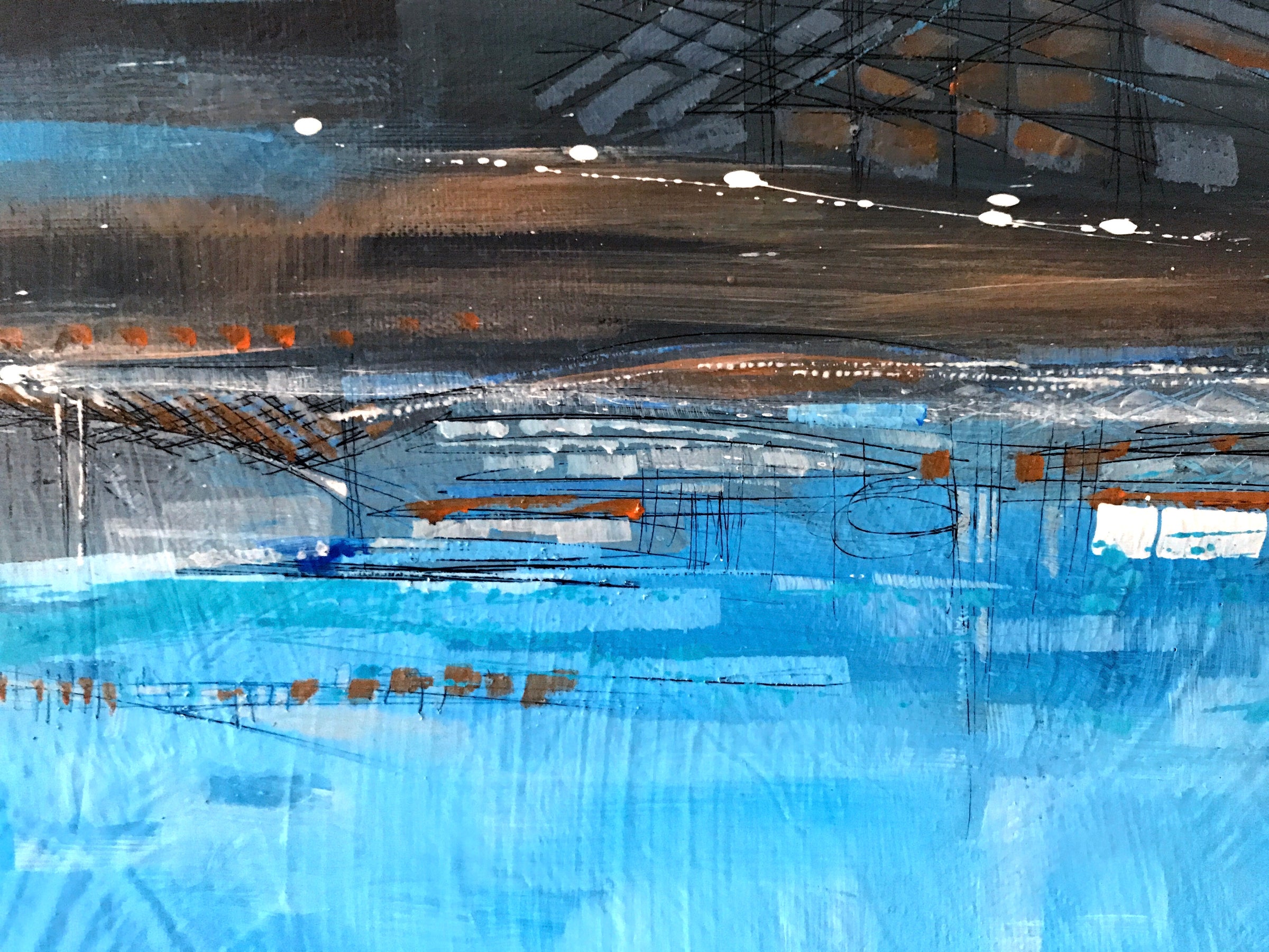 Un spectacle <br>30.5x91.4x3.8 cm<br>12”x36”x1.5”