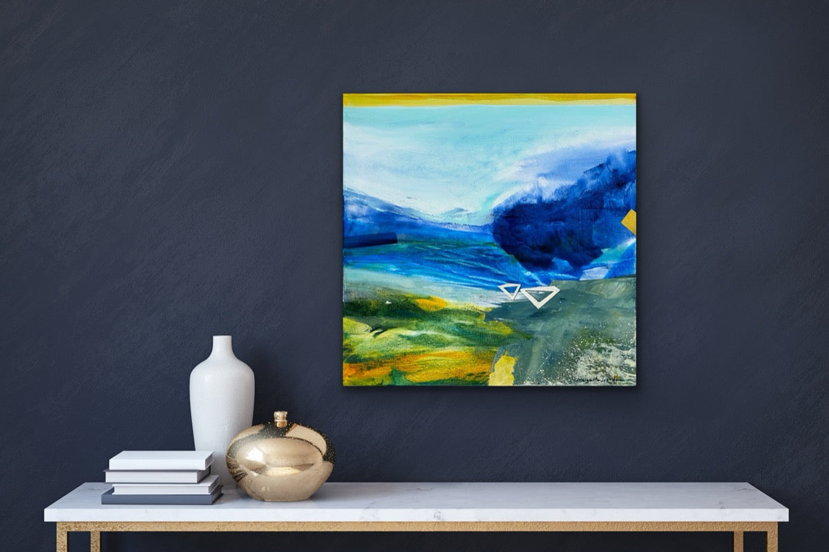 Sudden Wave <br>46x46x2 cm<br>18.1”x18.1”x0.8”