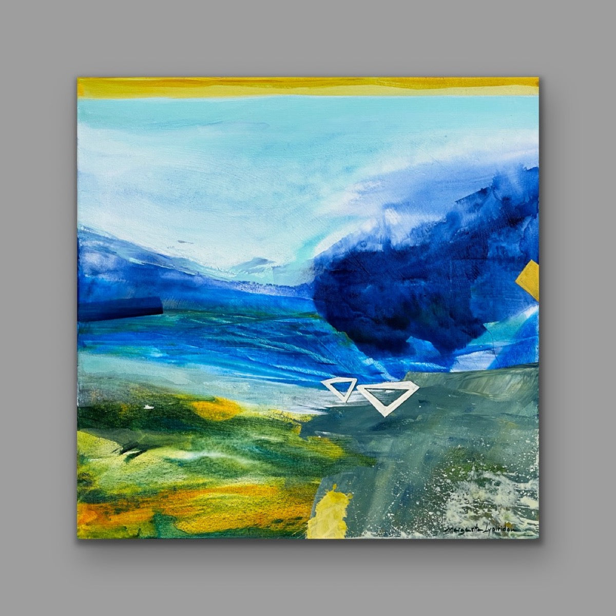 Sudden Wave <br>46x46x2 cm<br>18.1”x18.1”x0.8”