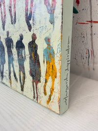 Funky Move <br>40x40x2.5 cm<br>15.8”x15.8"x1"