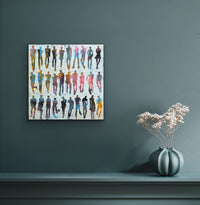 Funky Move <br>40x40x2.5 cm<br>15.8”x15.8"x1"