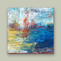 Salt Water <br>40x40x3 cm<br>15.7”x15.7”x1.2”