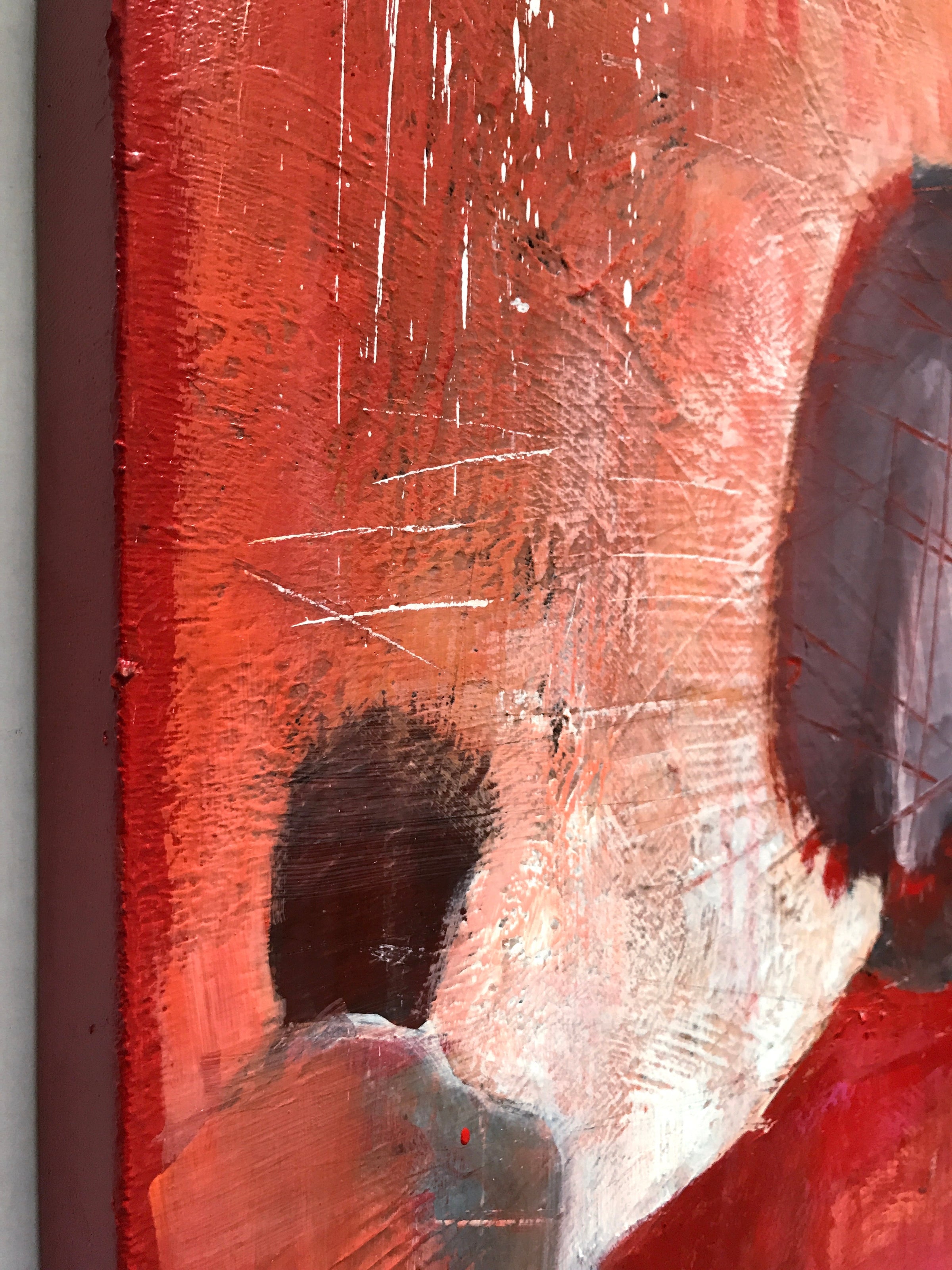 Dit mois une histoire <br>61x61x4 cm<br>24”x24”x1.6”