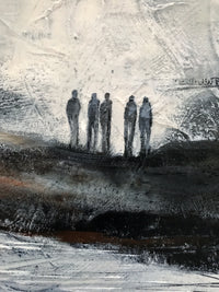 Cinq-amis <br>76.2x61x3.8 cm<br>30”x24”x1.5”