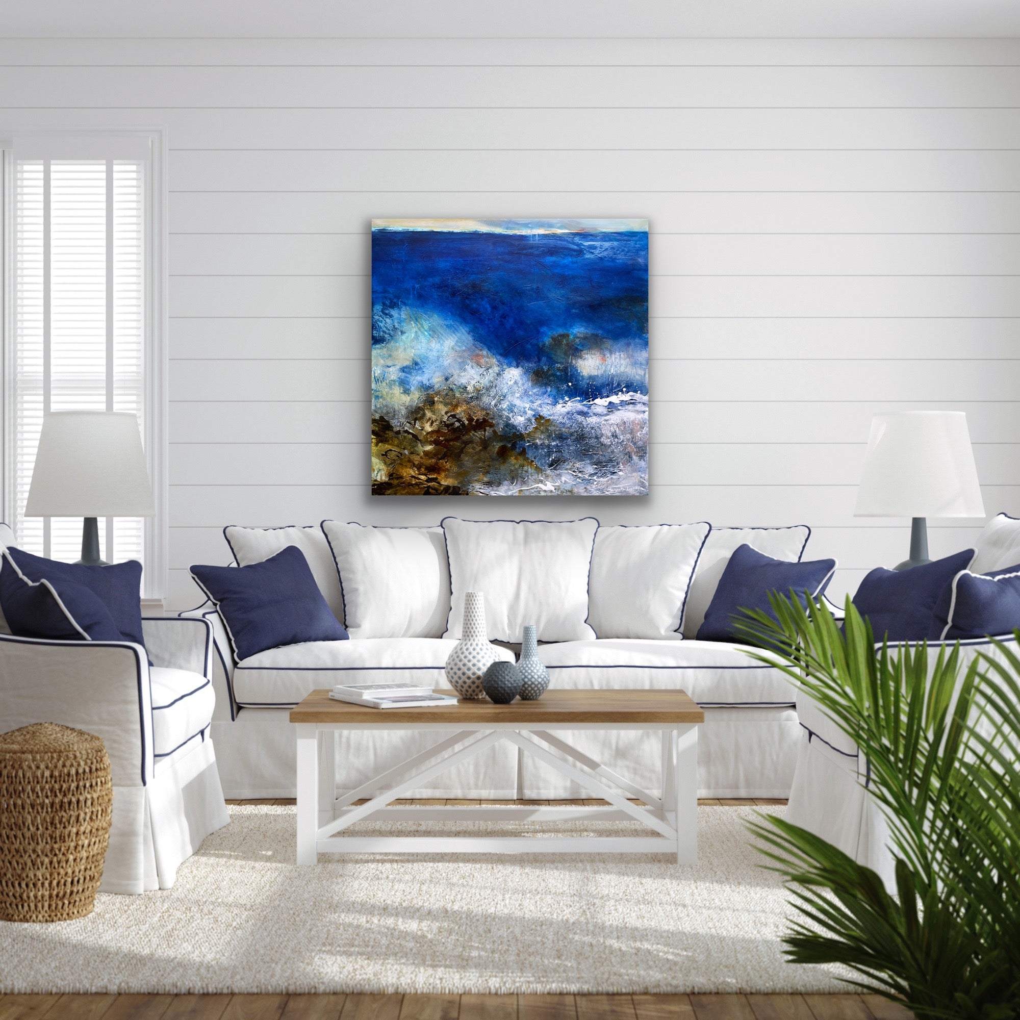 Serene Turbulence <br>91x91x2 cm<br>35.8”x35.8”x0.8”