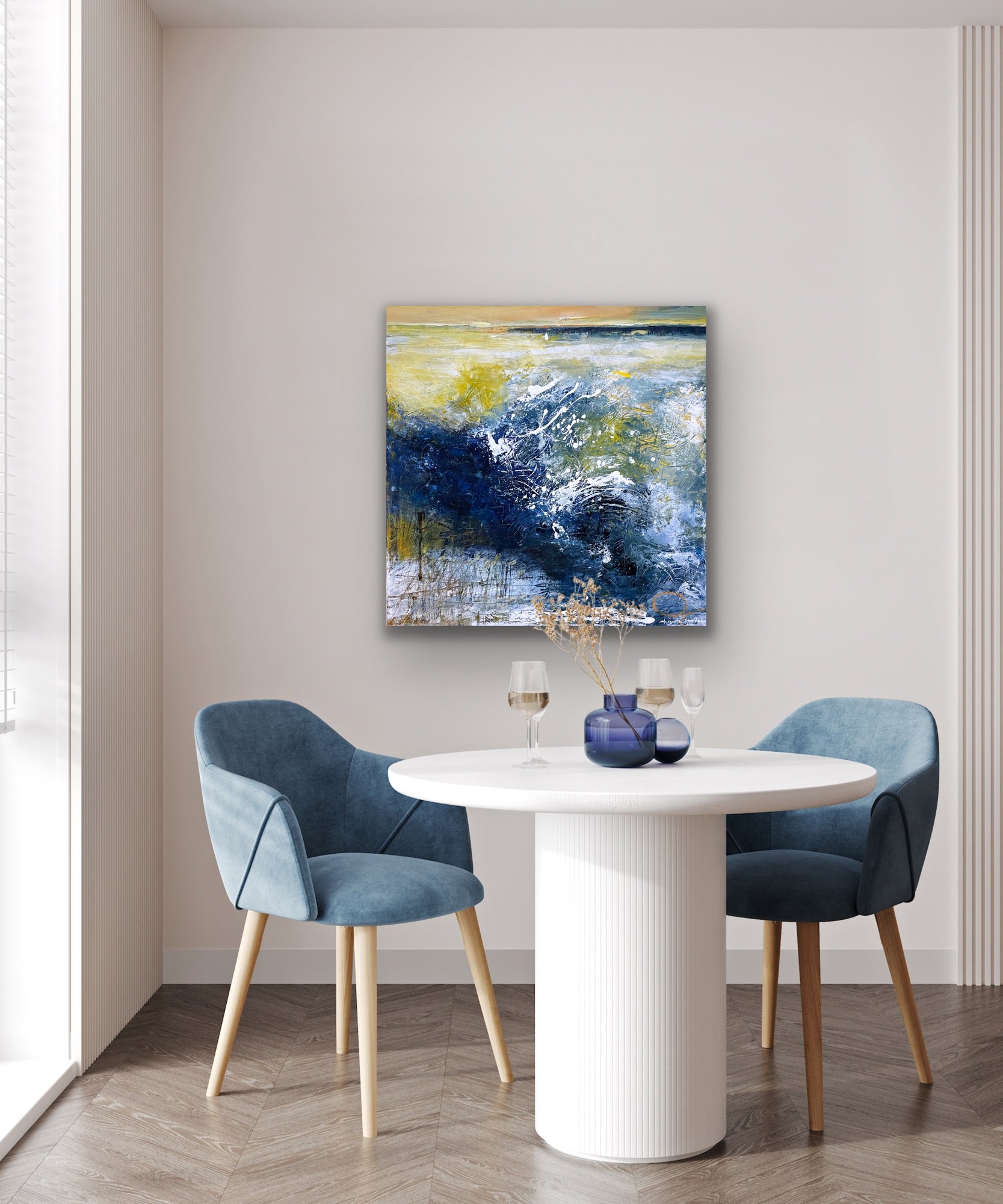 Hidden Cove <br>91x91x2 cm<br>35.8”x35.8”x0.8”