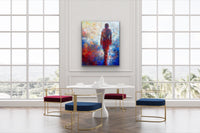 Cloud Walking<br>100x85x3 cm<br>39.4"x33.5"x1.2"