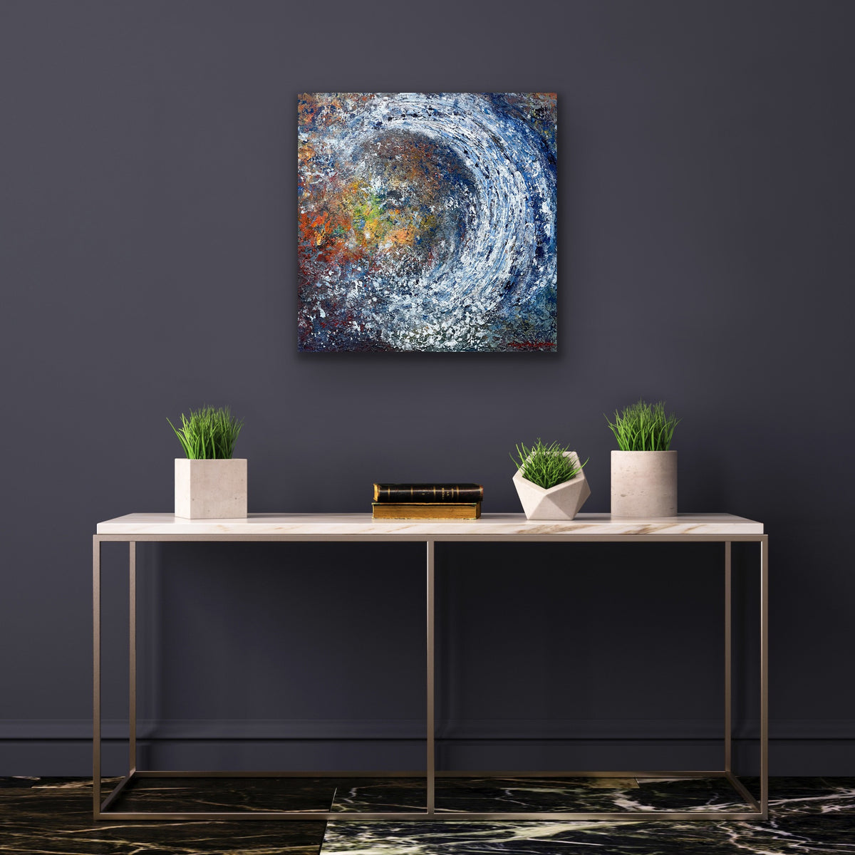 Another Broken Wave <br>60x60x2.5 cm<br>23.6"x23.6"x1"