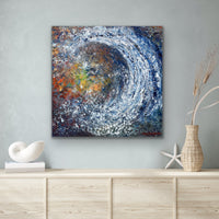 Another Broken Wave <br>60x60x2.5 cm<br>23.6"x23.6"x1"