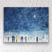 November Night <br>40.5x50.5x3 cm<br>16"x20"x1"