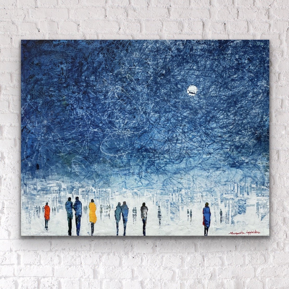 November Night <br>40.5x50.5x3 cm<br>16"x20"x1"