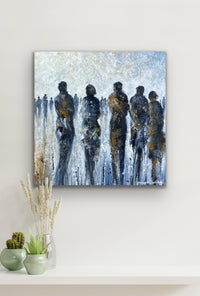 Here And Now <br>50x50x3.5 cm<br>23.6”x23.6”x1.4"