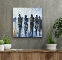 Here And Now <br>50x50x3.5 cm<br>23.6”x23.6”x1.4"