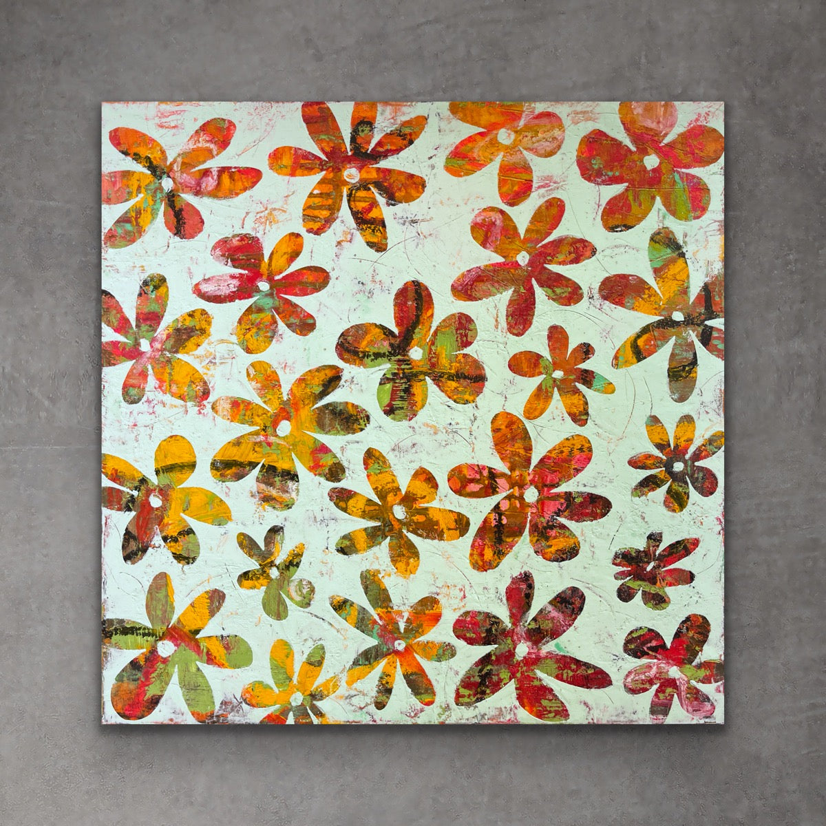 Love Me Love Me Not <br>40x40x2.5 cm<br>15.8"x15.8"x1"