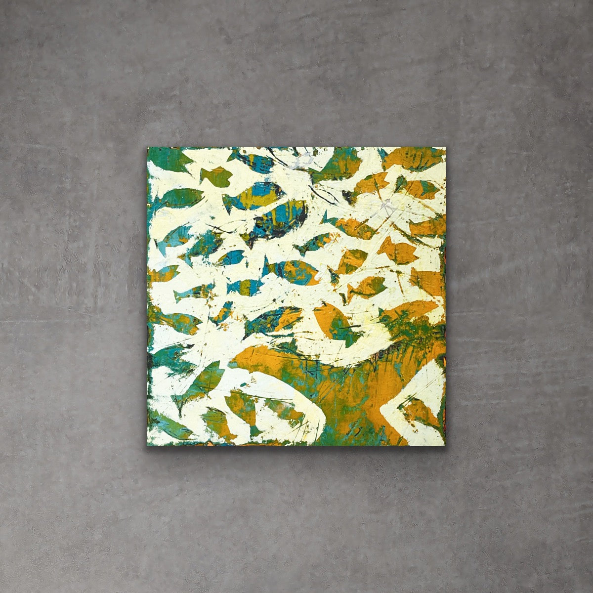 The Visitor <br>15.5x15.5x2.5 cm<br>6.1”x6.1”x1”