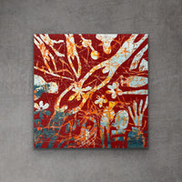 Joy Regained <br>15.5x15.5x2.5 cm<br>6.1”x6.1”x1”