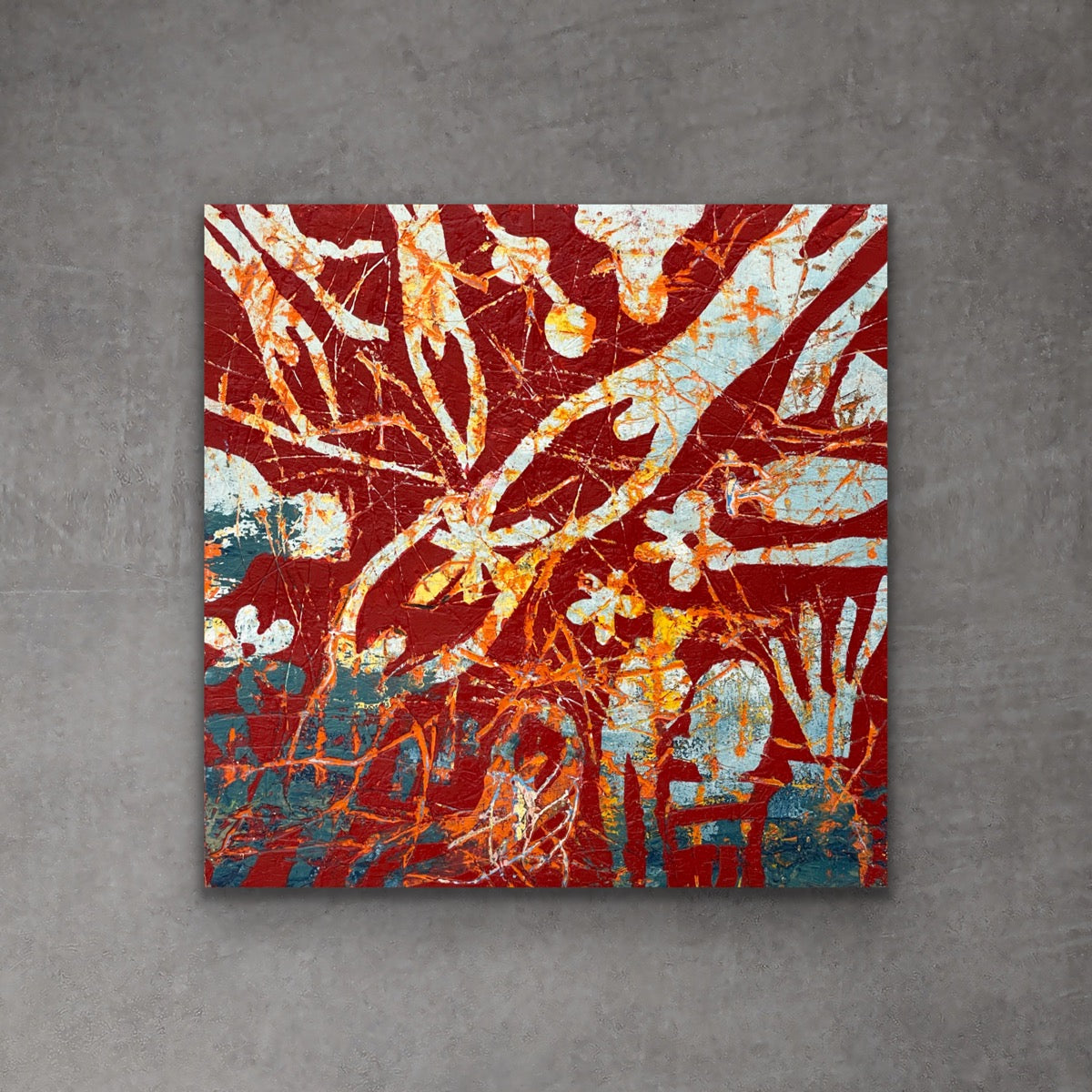Joy Regained <br>15.5x15.5x2.5 cm<br>6.1”x6.1”x1”