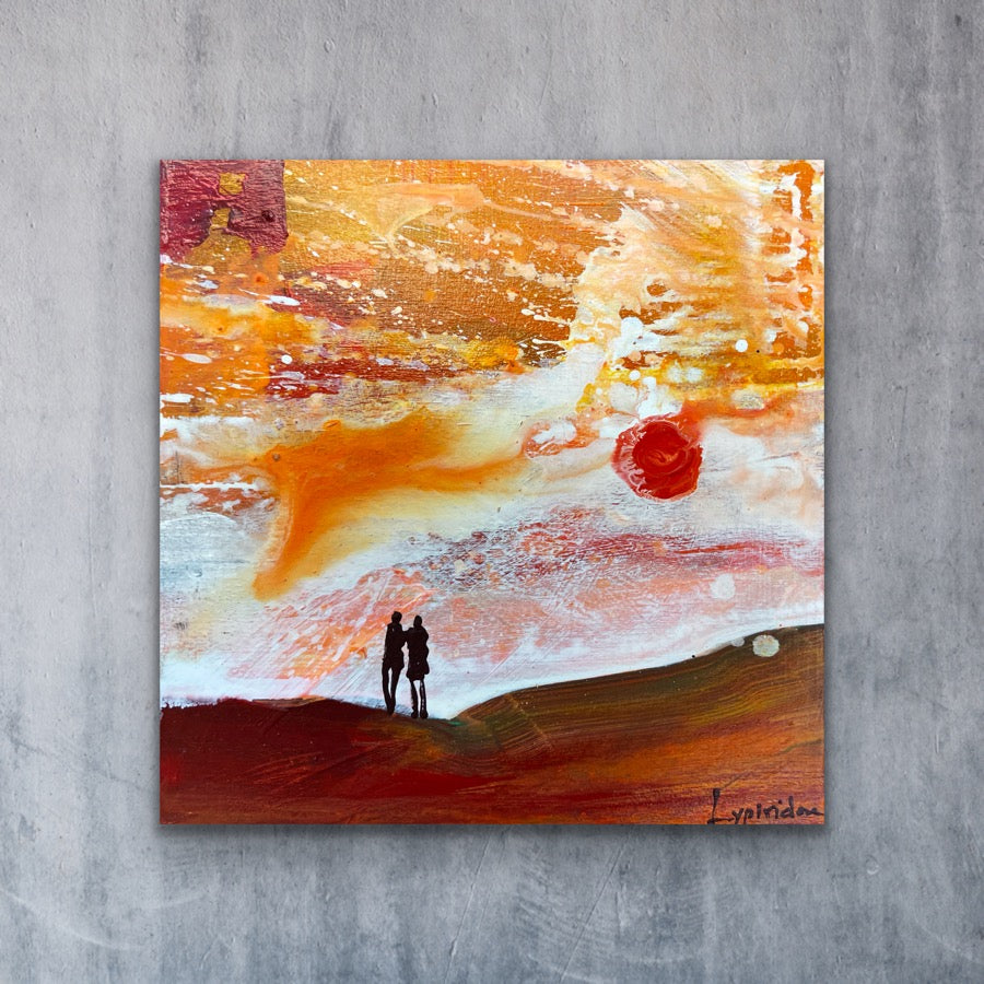 Summer Intensity #7 <br>15x15x3 cm<br>6”x6”x1.2"