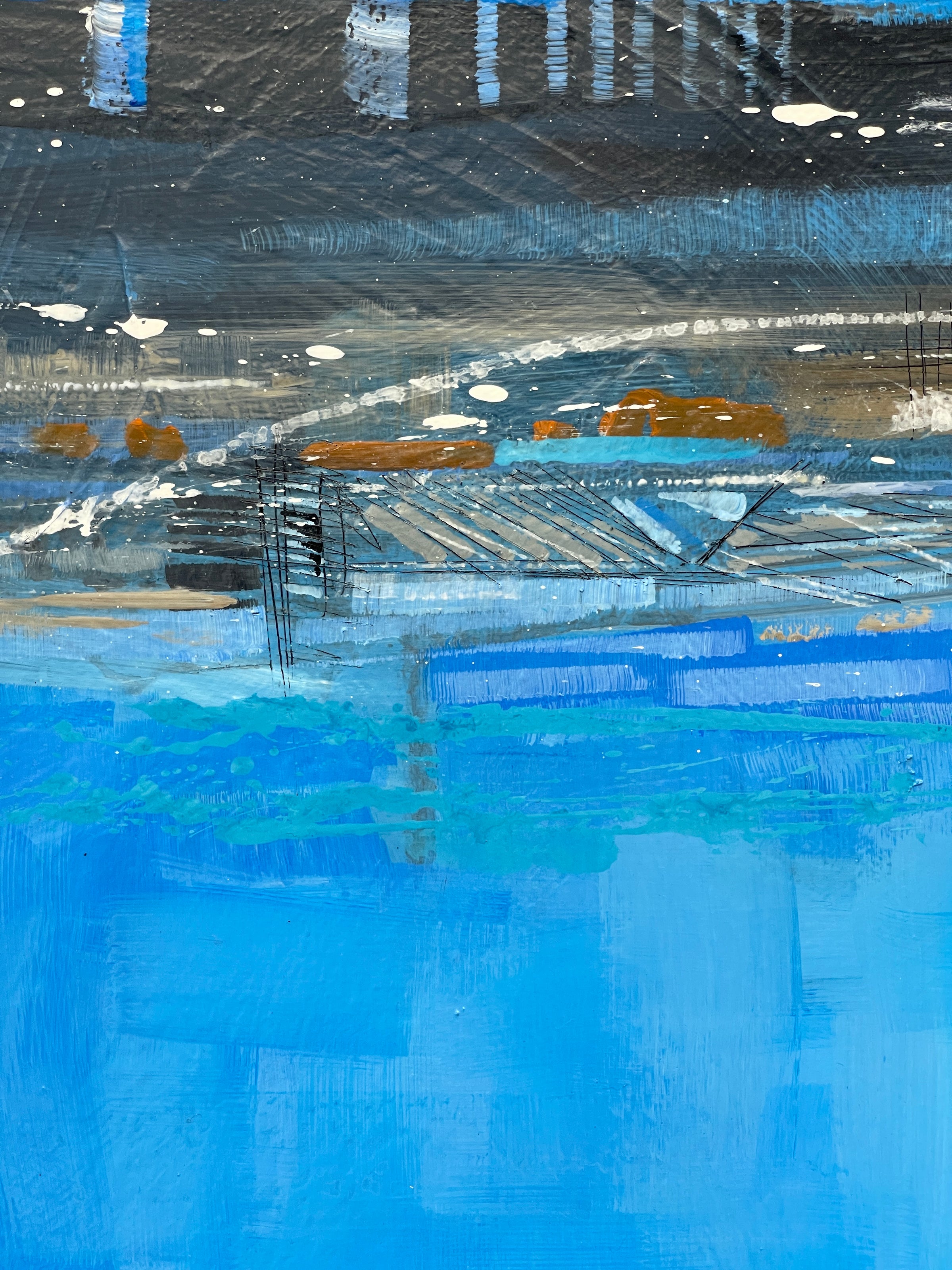 Un spectacle <br>30.5x91.4x3.8 cm<br>12”x36”x1.5”