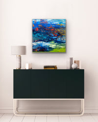 Carved Reflections<br>76.2x76.2x3cm<br>30”x30”x1.2”