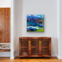 Carved Reflections<br>76.2x76.2x3cm<br>30”x30”x1.2”
