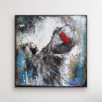 Act Of Balance <br>45.7x45.7x3.8 cm<br>18”x18”x1.5”