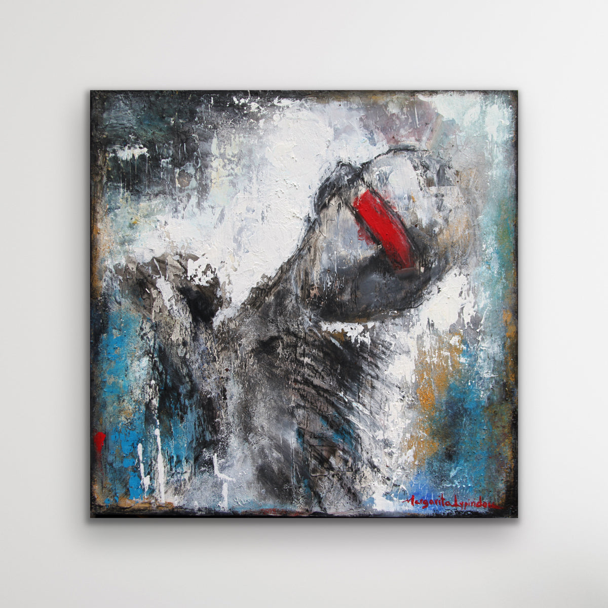 Act Of Balance <br>45.7x45.7x3.8 cm<br>18”x18”x1.5”