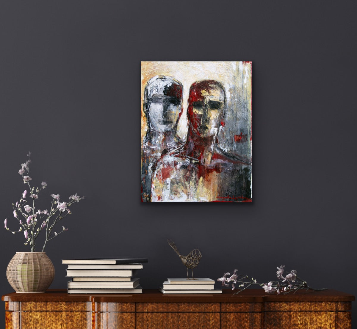 Crossroads <br>50.8x40.6x3.8 cm<br>20”x16”x1.5”