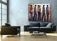 Across The Universe <br>122x152.4x3.8 cm<br>48”x60”x1.5"