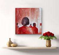 Dit mois une histoire <br>61x61x4 cm<br>24”x24”x1.6”