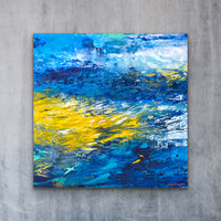 On An Impulse <br>76x76x3 cm<br>30”x30”x1.2"