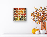 Heartbeat <br>25.5x25.5x2.5 cm<br>10"x10"x1"