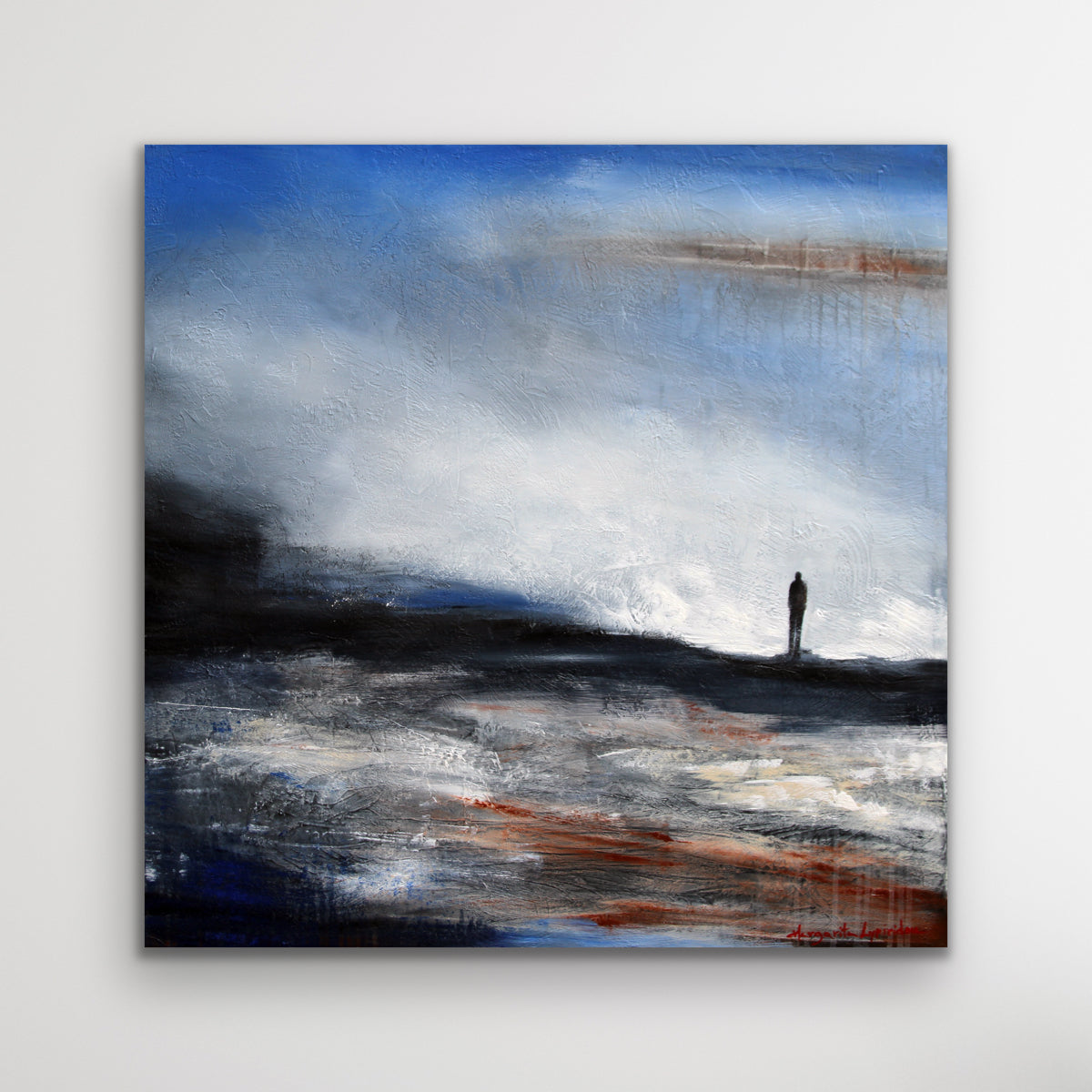 Le premier jour du reste de ma vie <br>76.2x76.2x3.8 cm<br>30”x30"x1.5"