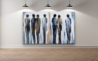 Affinités (diptych) 22x122x4 cm<br>152.4”x243.9”x1.6”