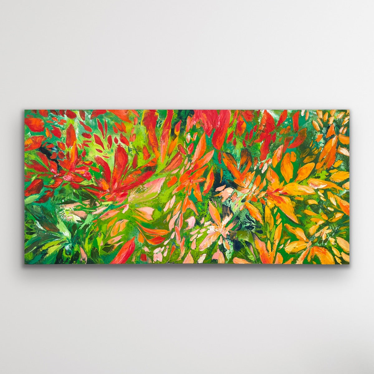 In The Garden <br>50x104x4 cm<br>19.7”x40.9”x1.6”