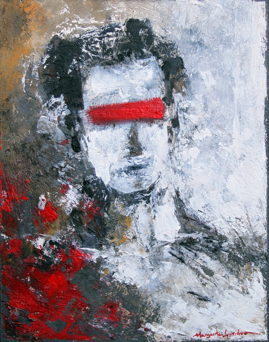 L’ écrivain <br>50.8x40.6x1.9 cm<br>20”x16”x0.75”