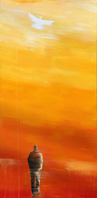 La colombe <br>152.4x76.2x4 cm<br>60”x30”x1.5”