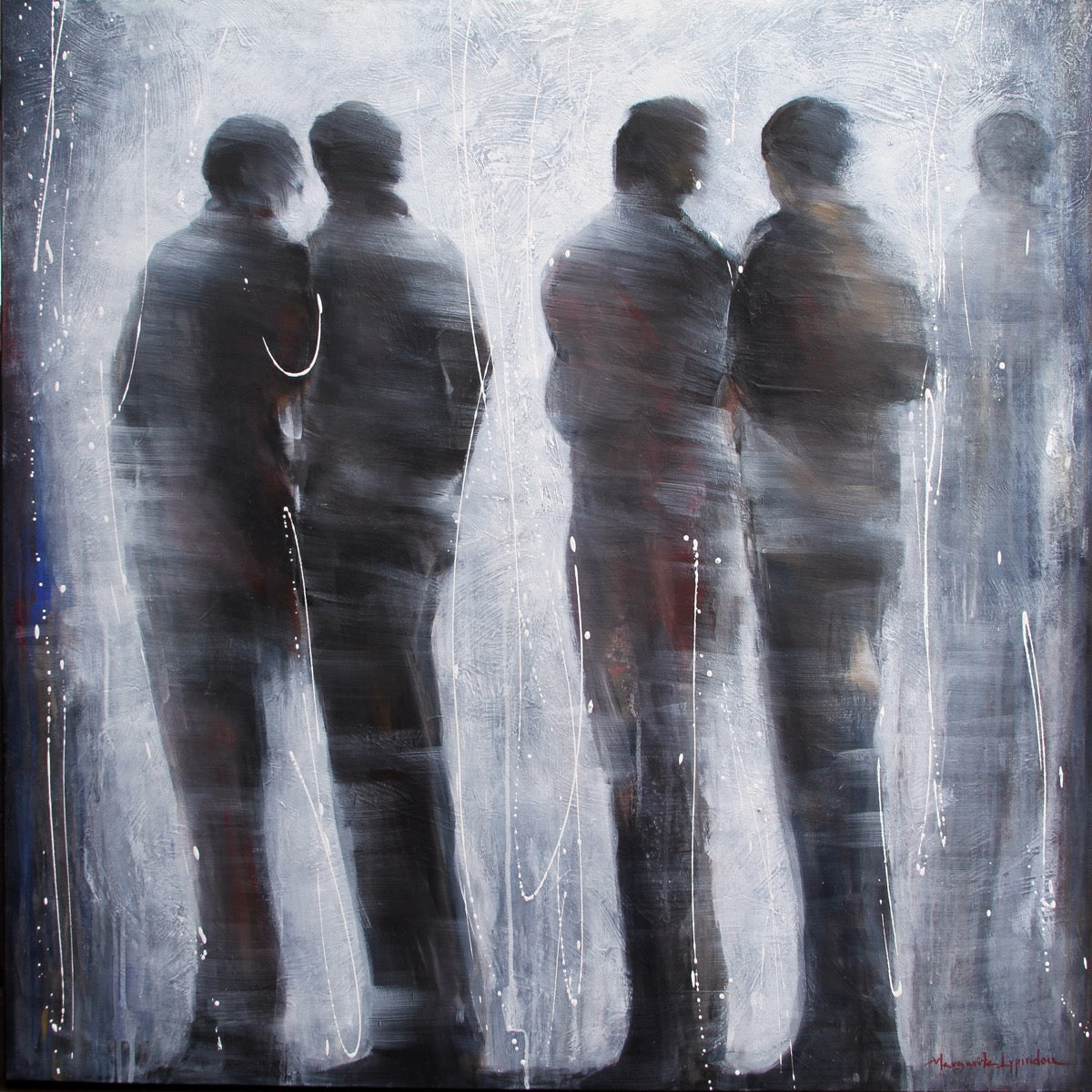 La tendresse <br>101.6x101.6x3.8 cm<br>40"x40"x1.5"