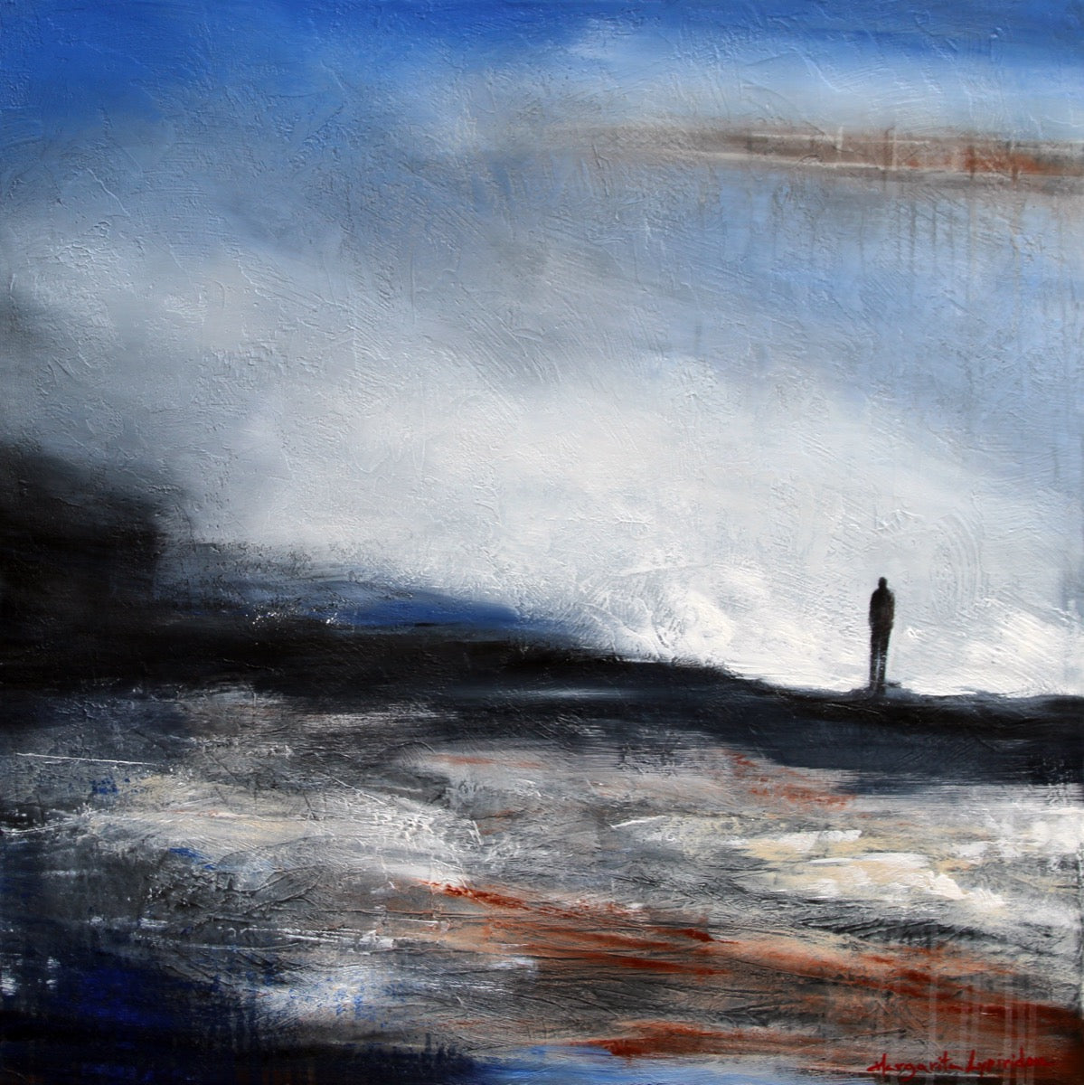 Le premier jour du reste de ma vie <br>76.2x76.2x3.8 cm<br>30”x30"x1.5"