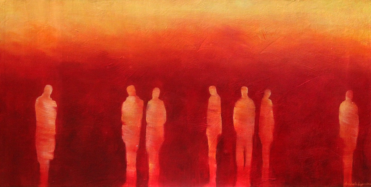 Le sentiment de bien être <br>76.2x152.4x4 cm<br>30”x60”x1.5”