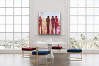 Les flâneurs d’autumn <br>100x100x3 cm<br>39.4”x39.4”x1.2”